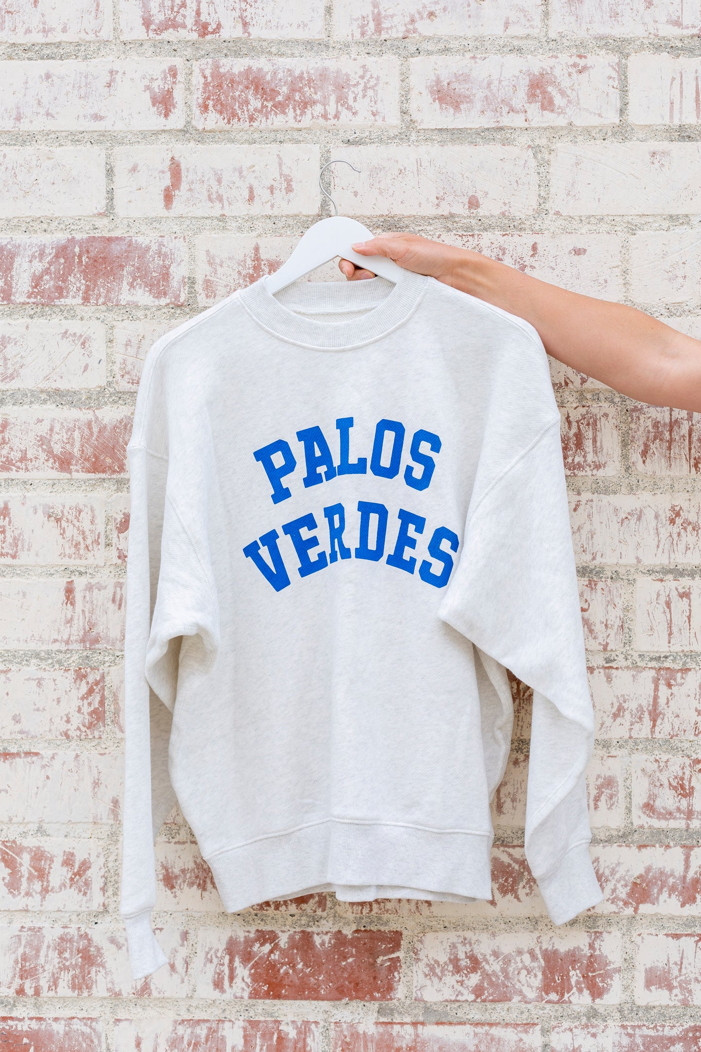Heather Gray-Bae Classic Crew Sweatshirt
