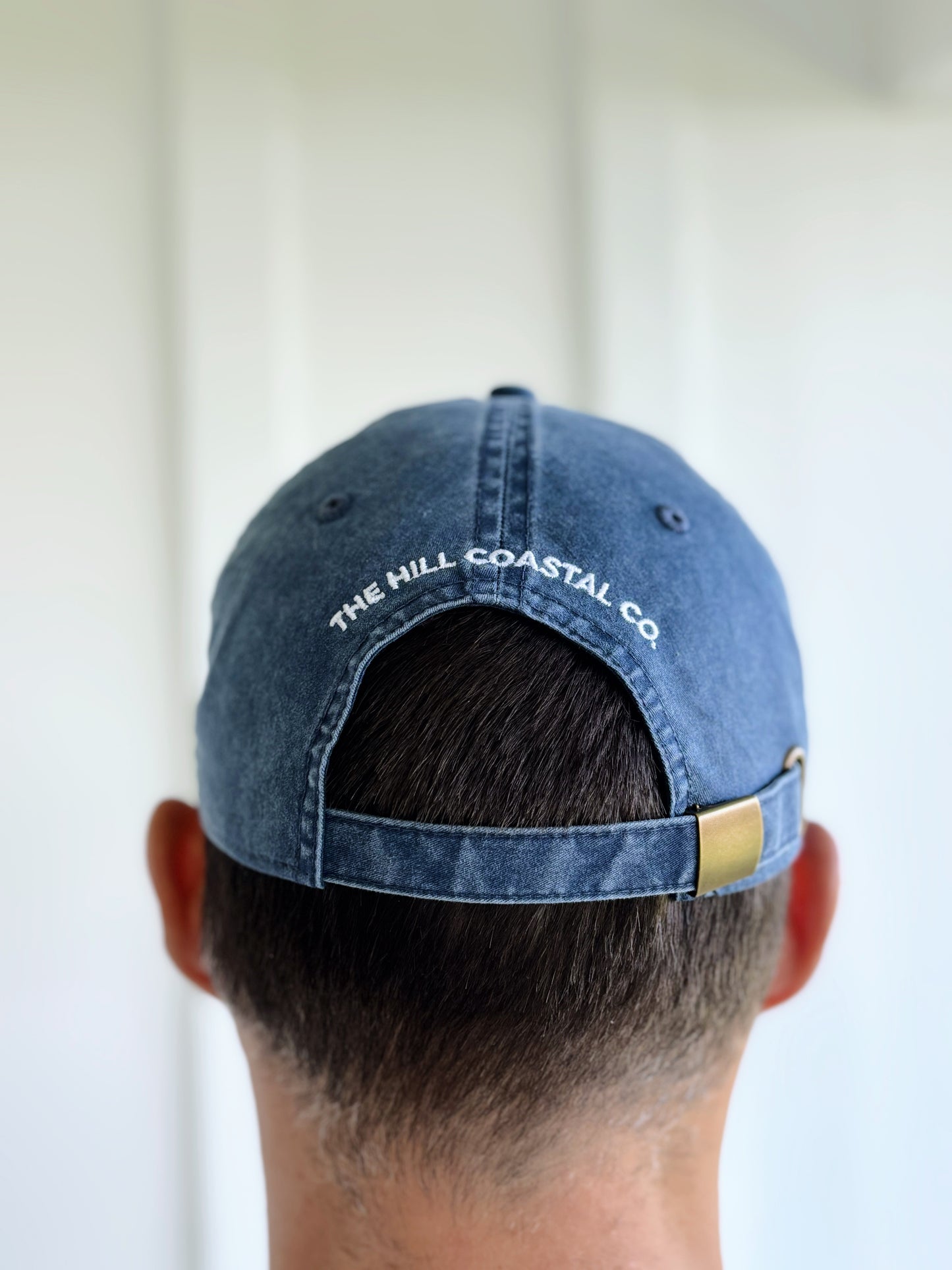 Denim Peacock Dad Hat