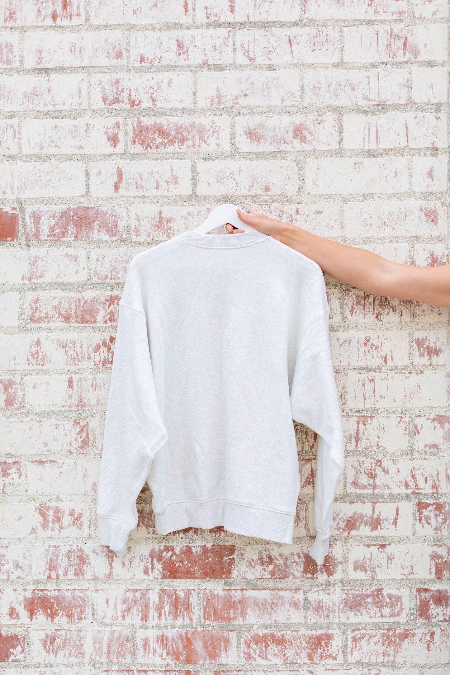 Heather Gray-Bae Classic Crew Sweatshirt