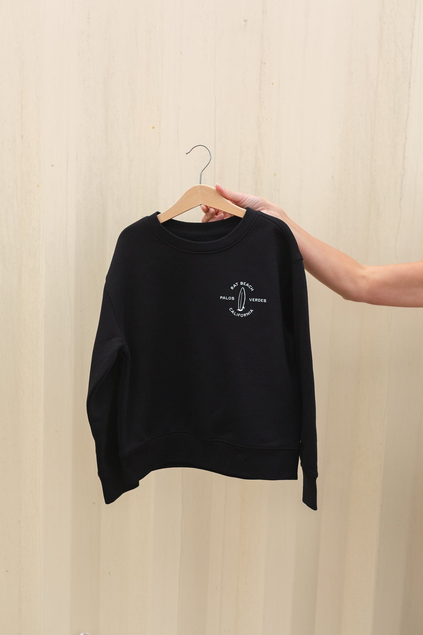 Kids Ready to Shreddy Sweatshirt in BLACK